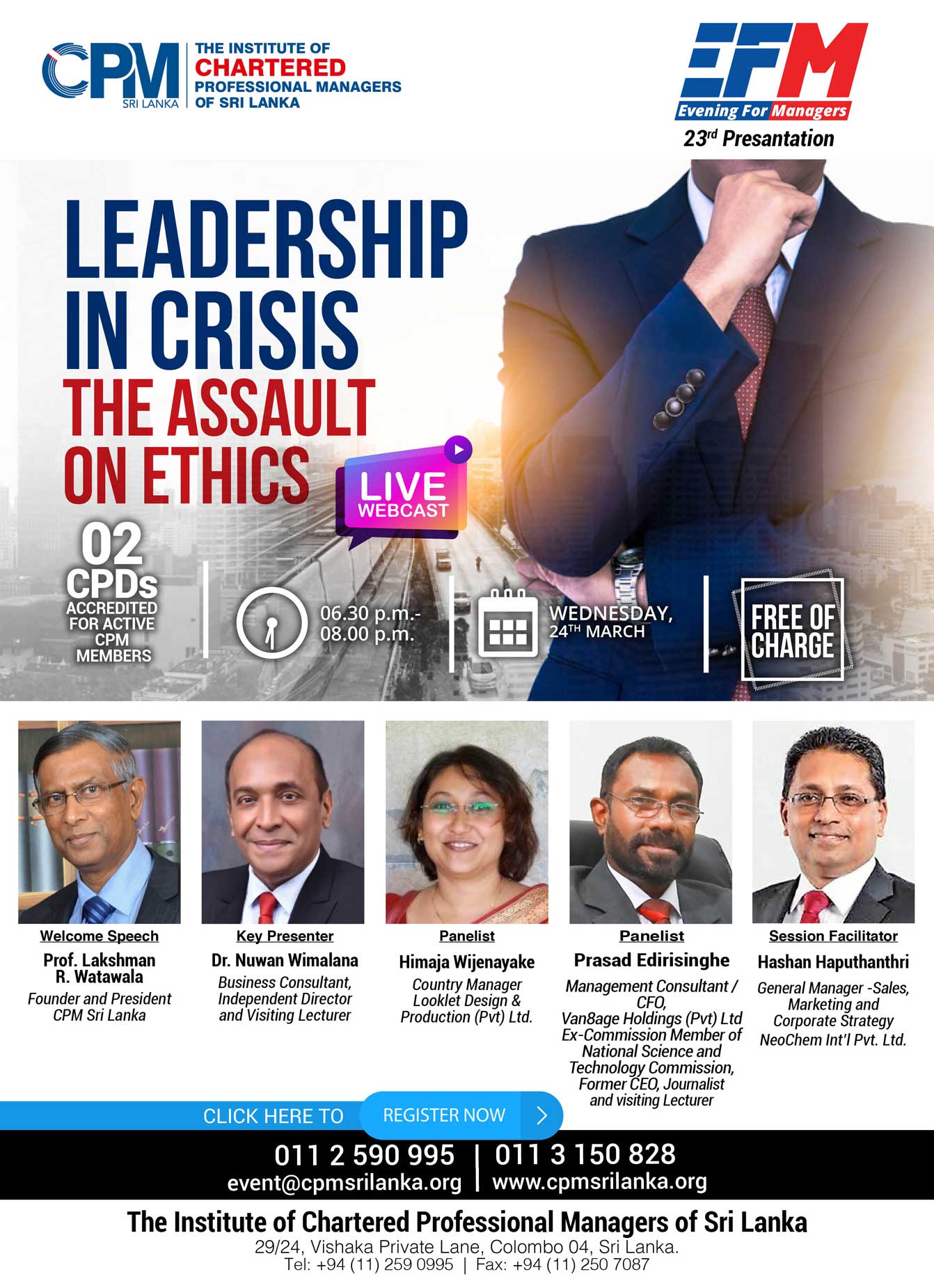 Leadership in Crisis the Assault on Ethics – CPM